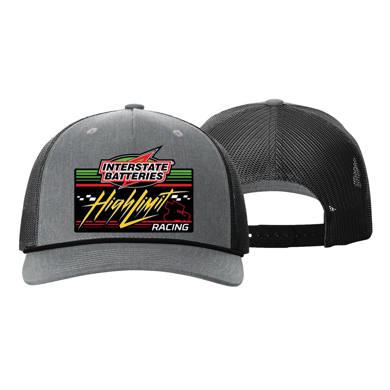 2026 Heather Grey/Black Rope Hat Richardson 112FPR Snapback
