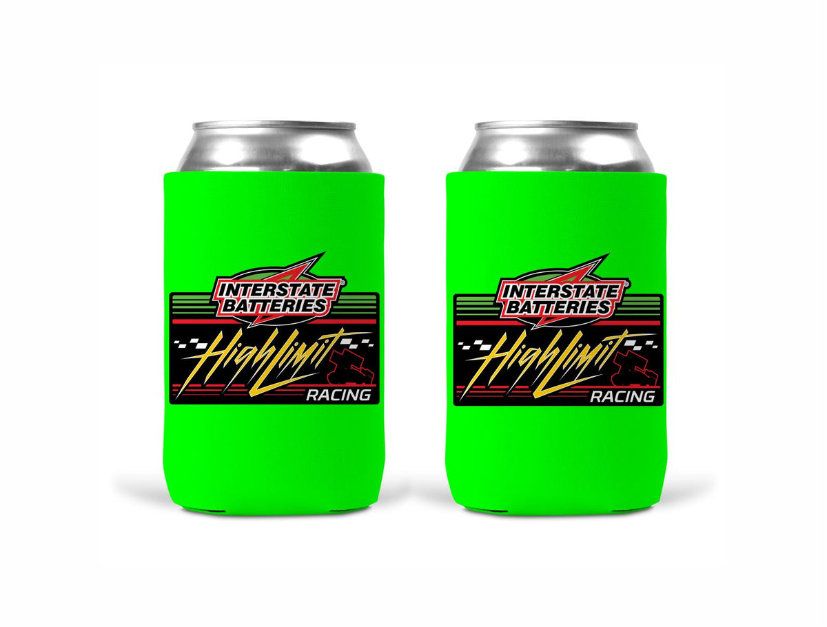 2026 Lime Green Logo Coozie 12oz can