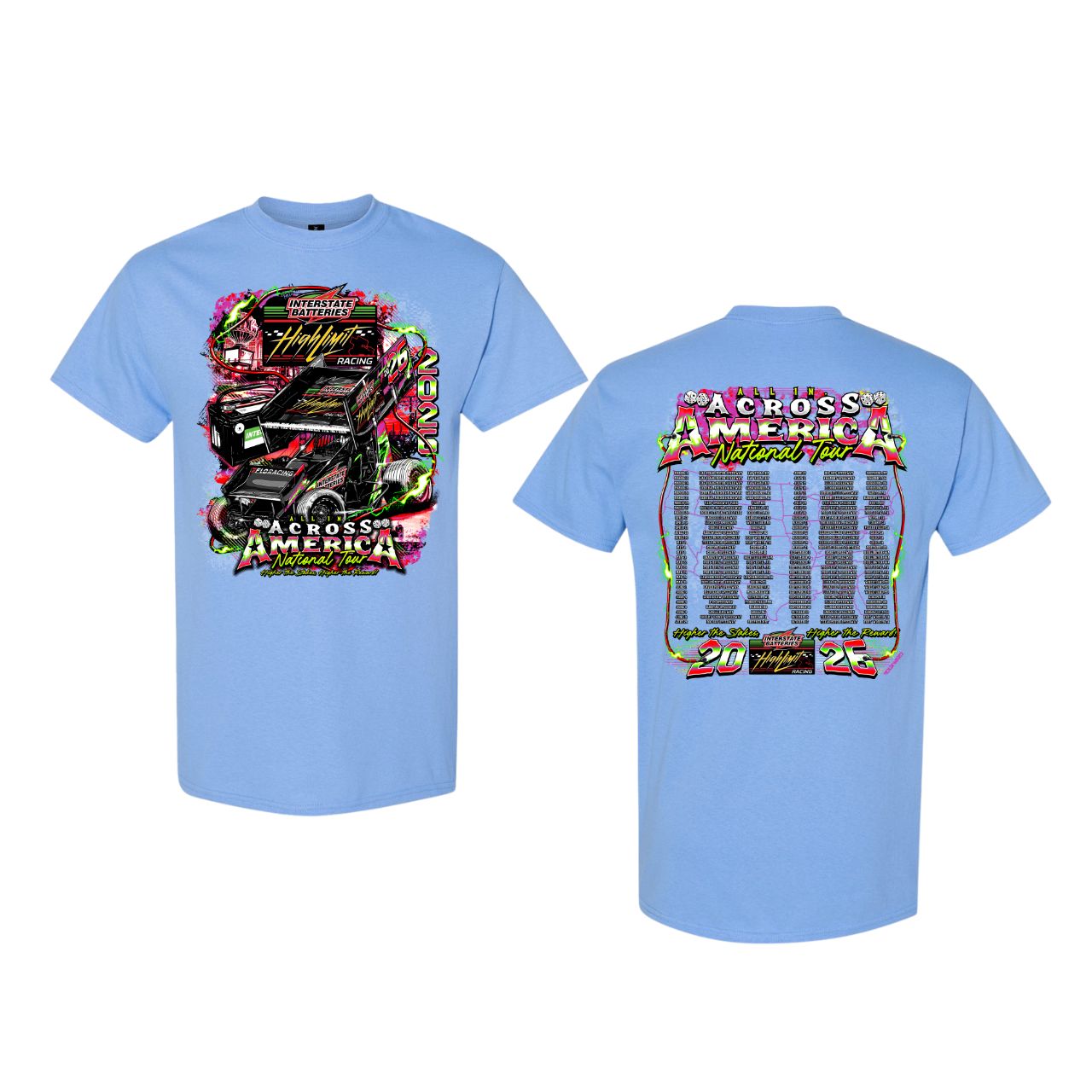 2026 National Tour Carolina Blue T-shirt