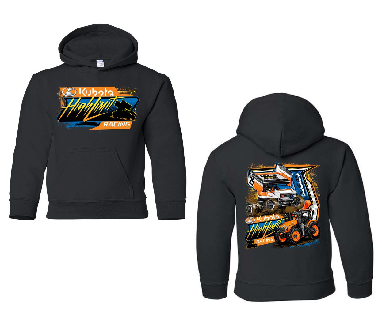 2025 Playin in the dirt - YOUTH Hoodie Black