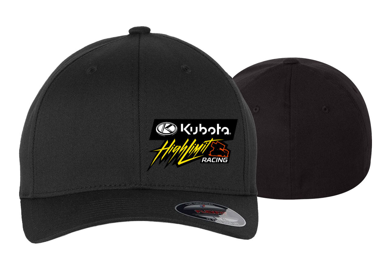 Kubota High Limit Flexfit Adult Wooly Cap 3 ~ Black