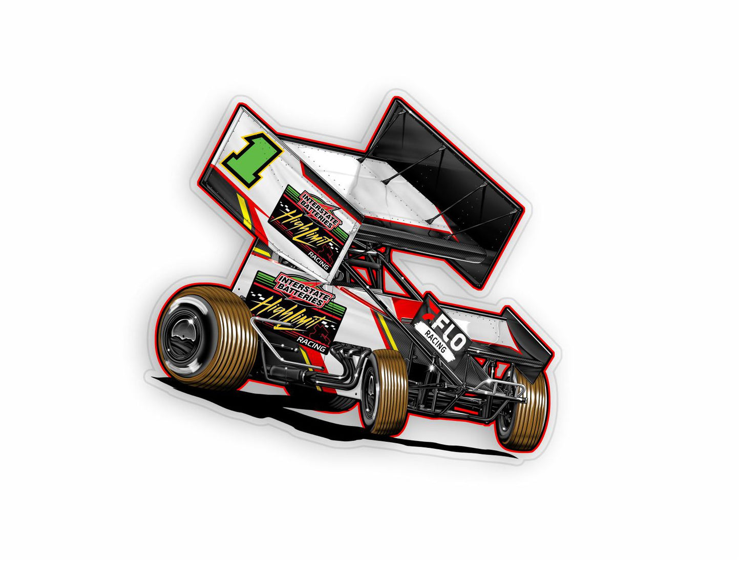 2026 4.5" Sprint Car Decal