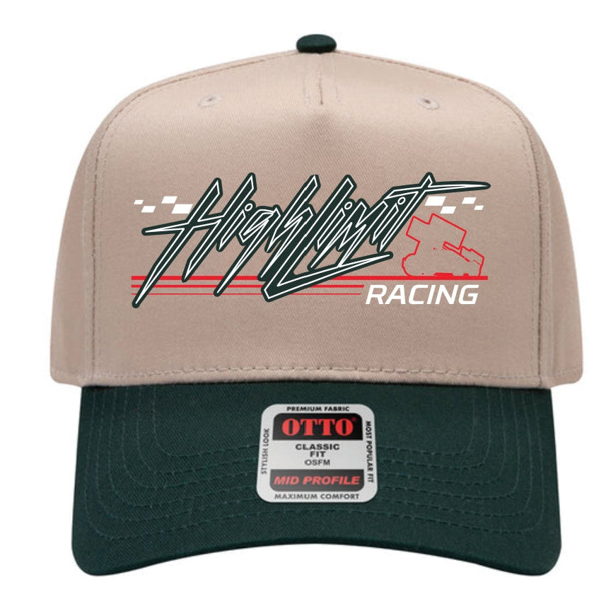 Natural/ Forest Green Snapback