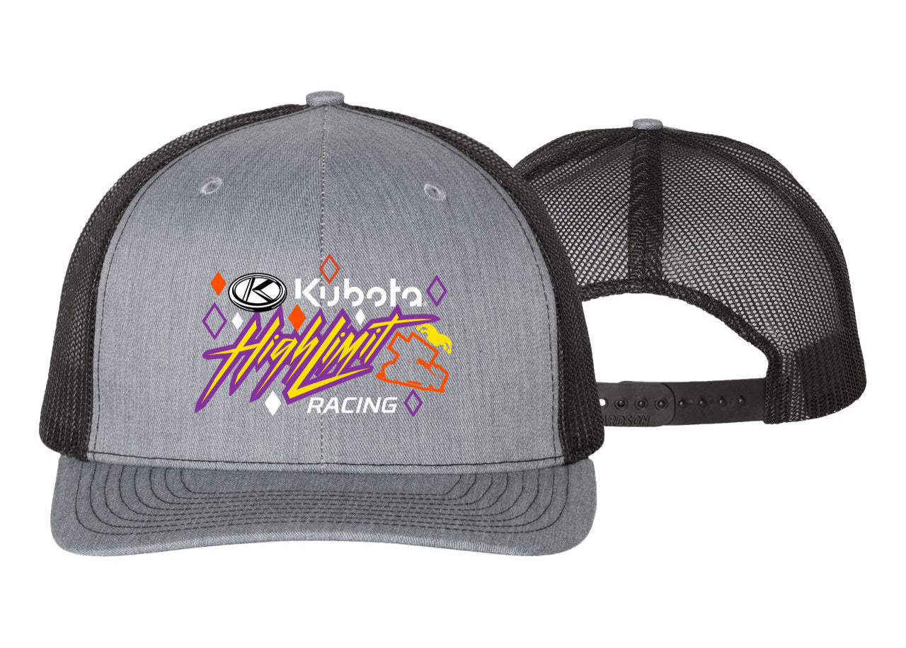 2025 Joker's Jackpot ~ Trucker Snapback Hat - Heather Grey / Black