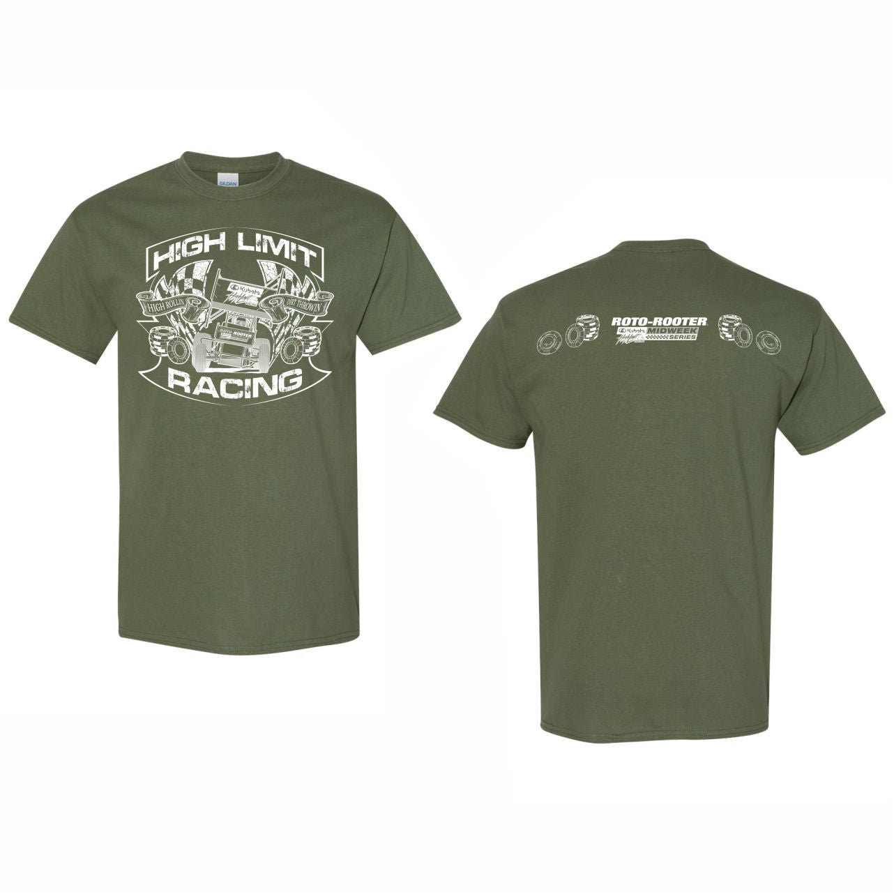 Roto-Rooter Midweek Series T-Shirt ~ Military Green