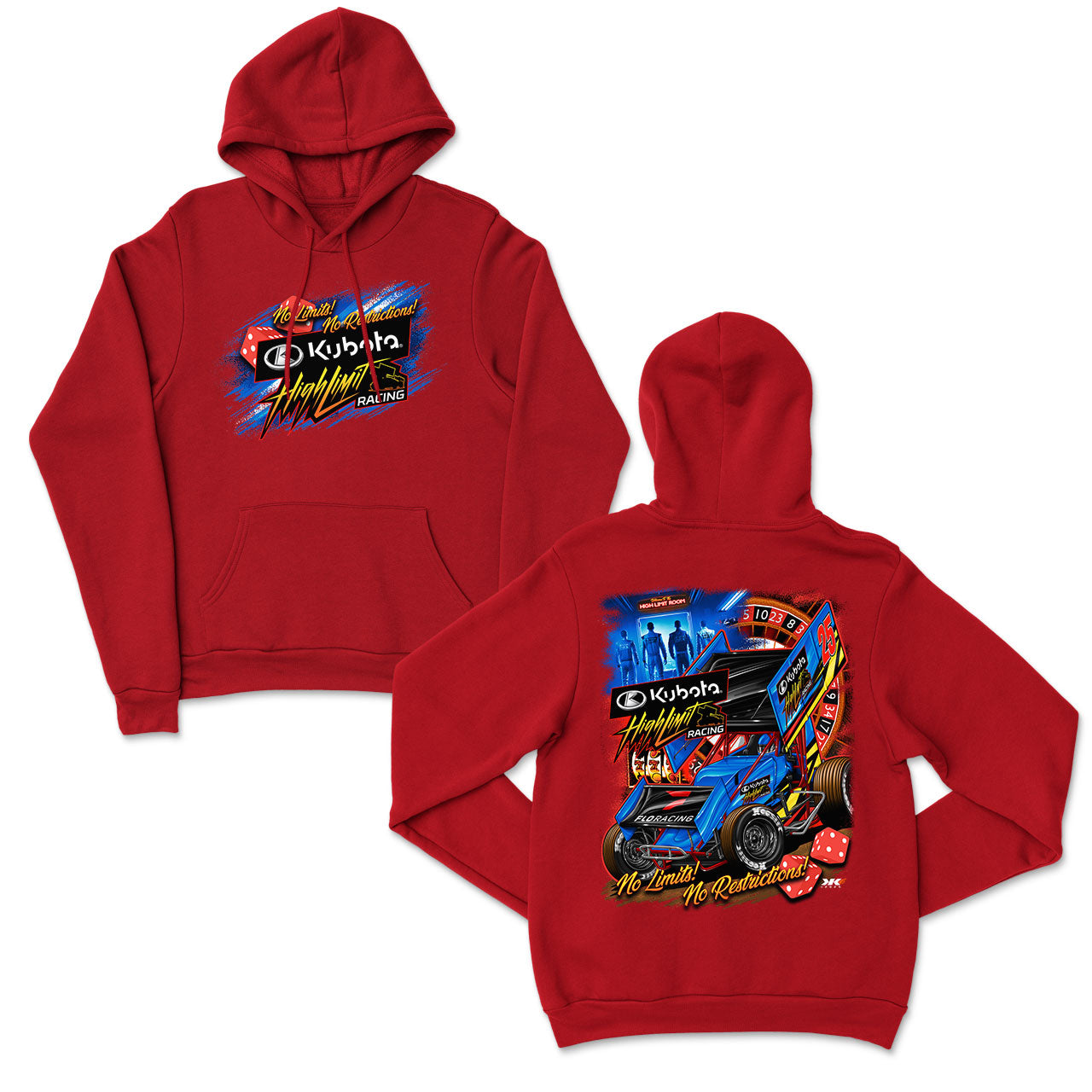 2025 No Limit No Restrictions Hoodie - Red