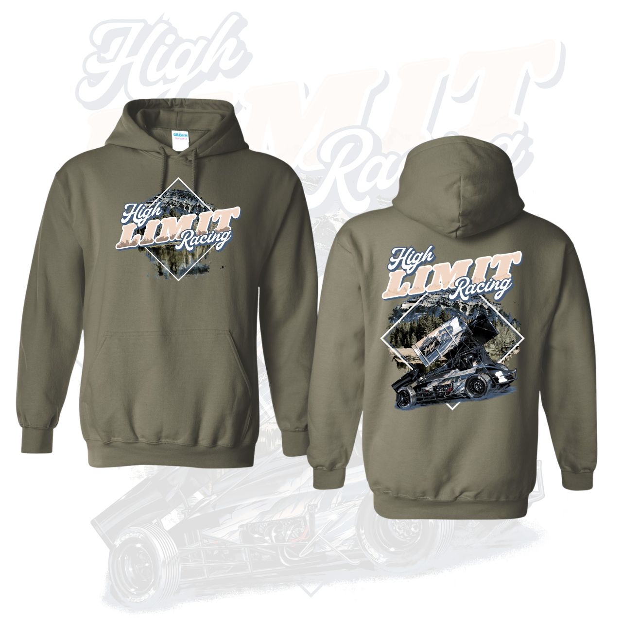 2026 West Coast - Military Green Hoodie