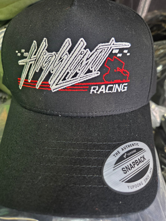 High Limit Logo White/Red on Black Snapback