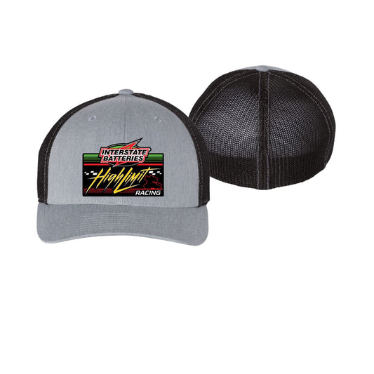 Richardson Flex Fit 110 Trucker Cap Heather Grey/Black