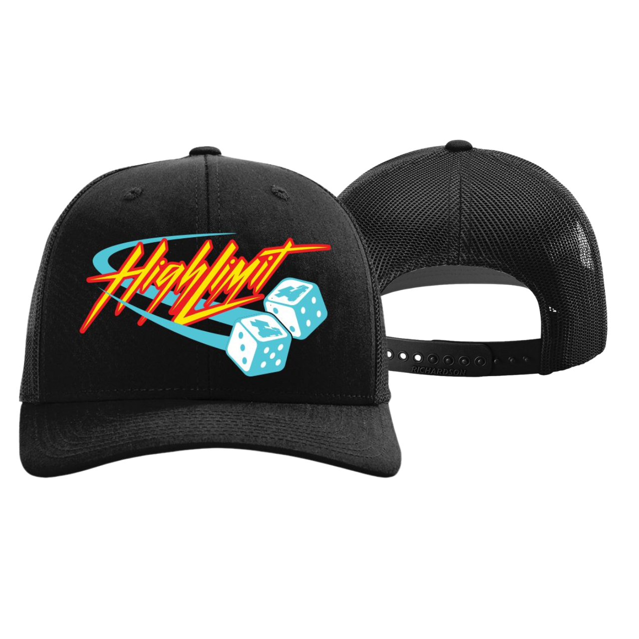 Black 112 Richardson Snapback High Limit With Dice