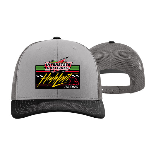 2026 Grey/Charcoal Black Snapback Truckers Cap Richardson 112