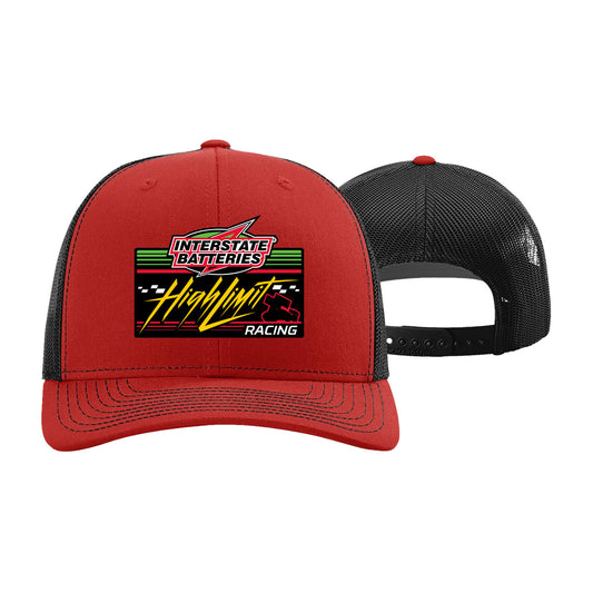 2026 Red/Black Snapback Truckers Cap Richardson 112