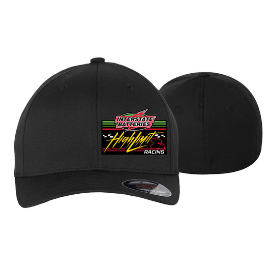 2026 Black Flexfit Front Left Logo Hat