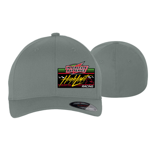 2026 Grey Flexfit Front Left Logo Hat