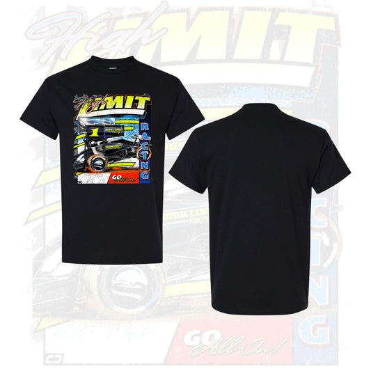2026 Neon Retro - Black T-Shirt
