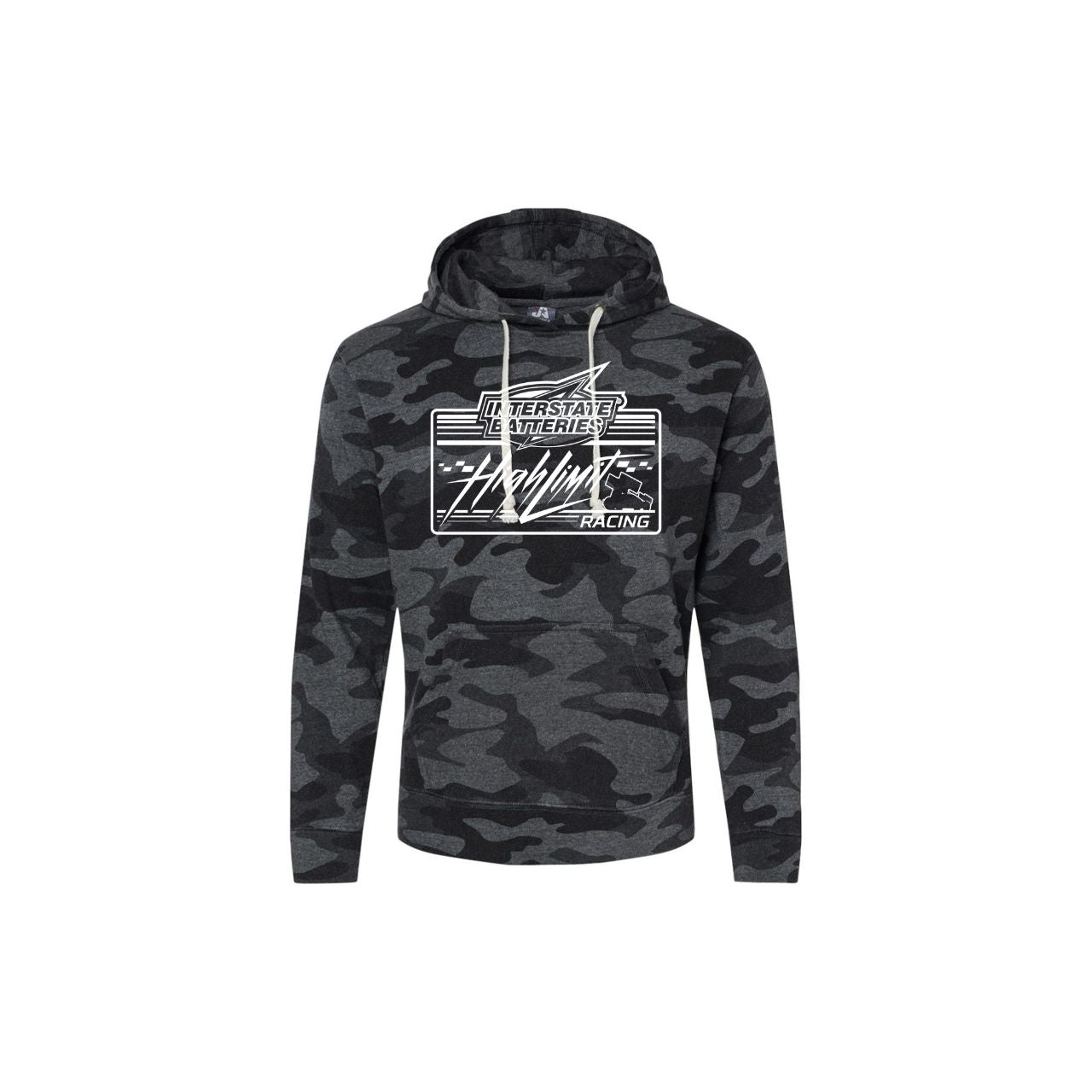 2026 Fan Logo Black Camo Tri blend Hoodie