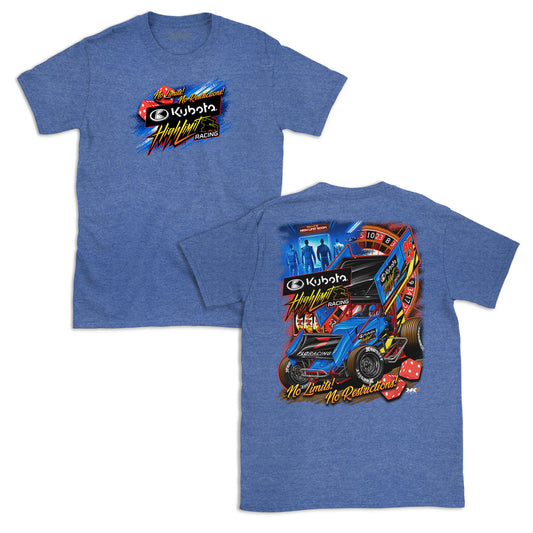 2025 No Limit No Restrictions T-Shirt - Heather Deep Royal