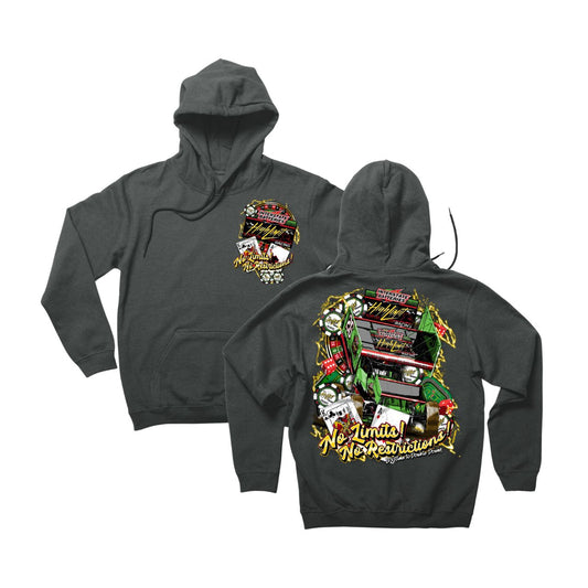 2026 No Limit No Restrictions Charcoal Hoodie