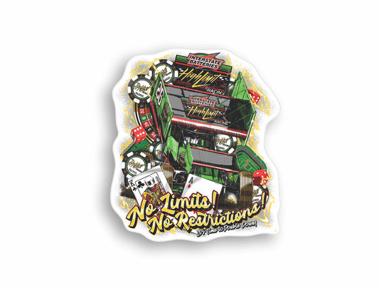 2026 No Limit No Restrictions 4.5" Decal