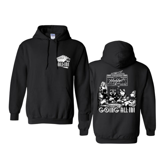 2026 Poker Dog Black Hoodie