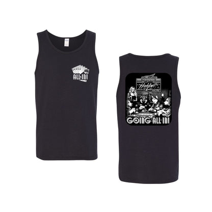 2026 Poker Dog Black Tank Top