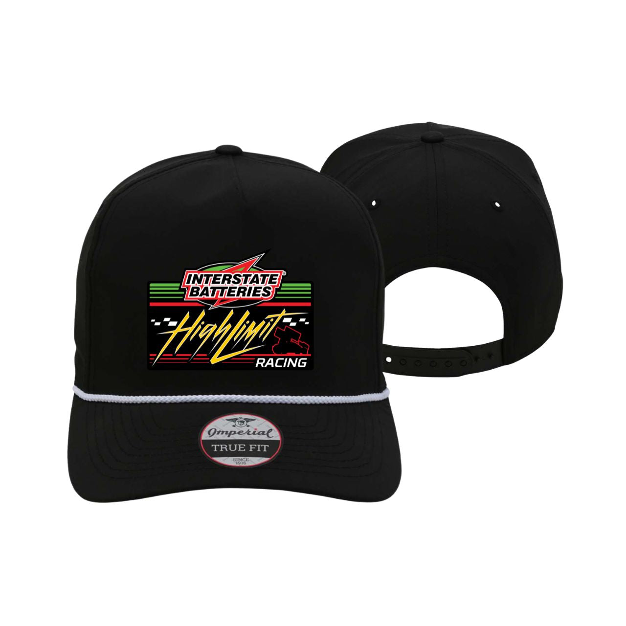 2026 Black/White Rope Hat Imperial 5054 – Shop High Limit Racing