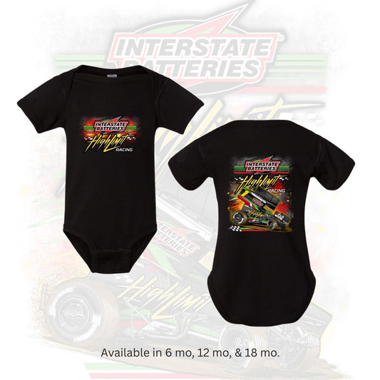 2026 Smoke Design Infant Bodysuit Black