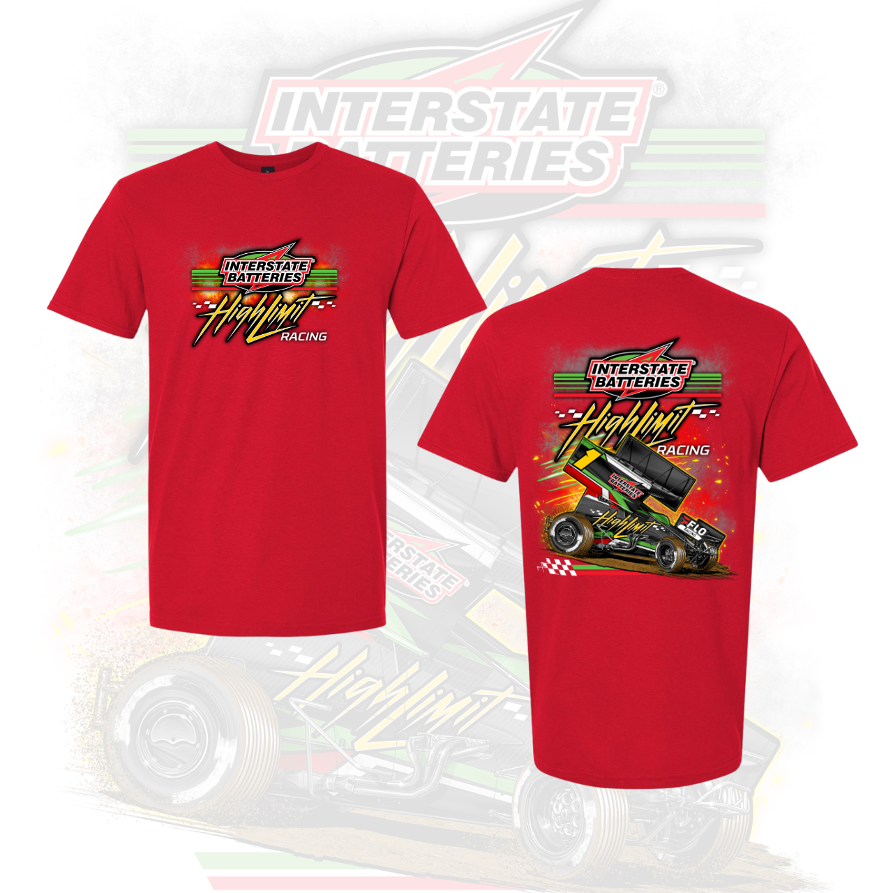 IBHL Sprint Car Collection Red T-Shirt