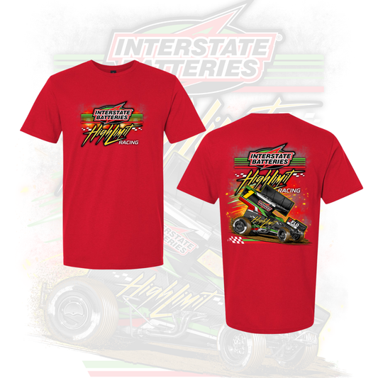 2026 Smoke Design Red T-shirt