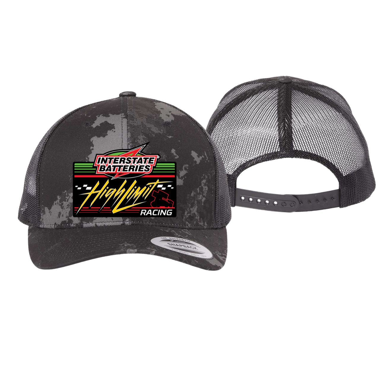 YP Poseidon Black Snapback Retro Trucker