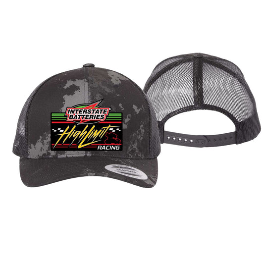 YP Poseidon Black Snapback Retro Trucker
