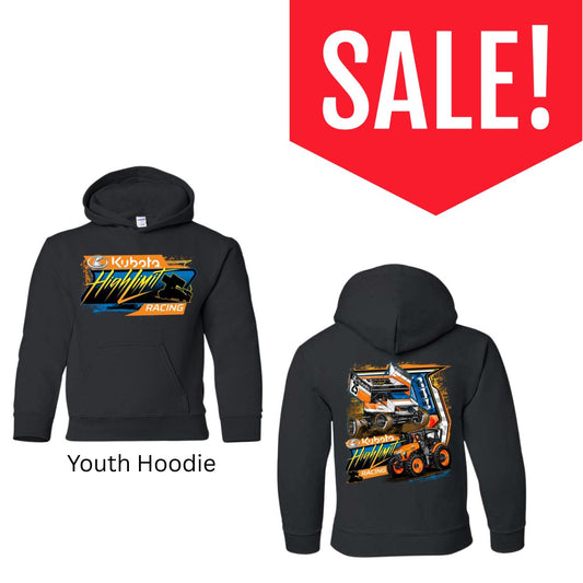 2025 Playin in the dirt - YOUTH Hoodie Black