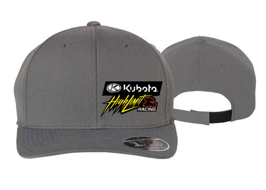 Kubota High Limit ~ Front Left Logo ~ Pro-Formance Adjustable Velcro - Grey