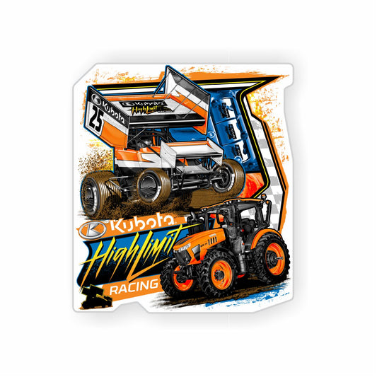 2025 Playin' in the dirt 5" decal